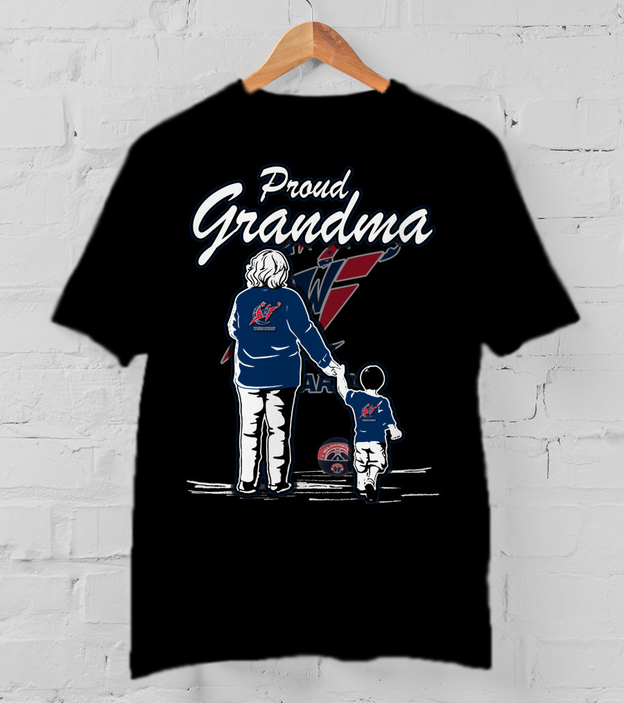 Proud Grandma Washington Wizards Basketball T-Shirt