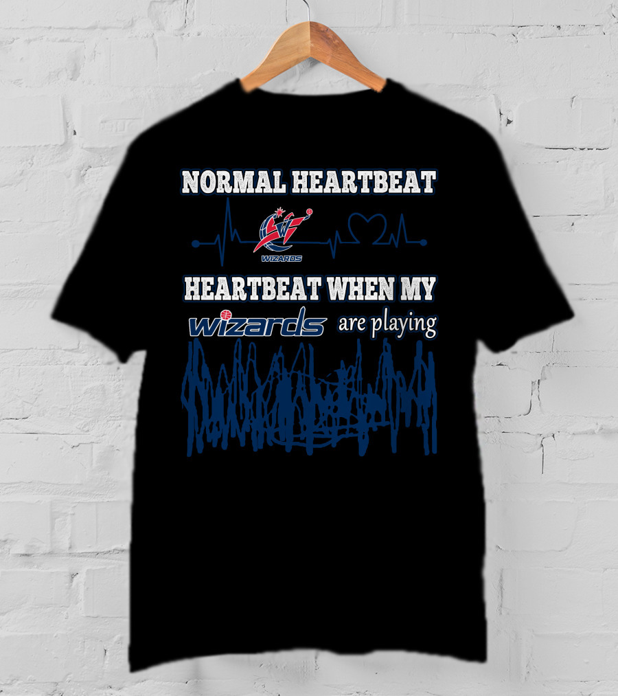 Normal Heartbeat Wizards Heartbeat When My Wizards Are Playing T-Shirt