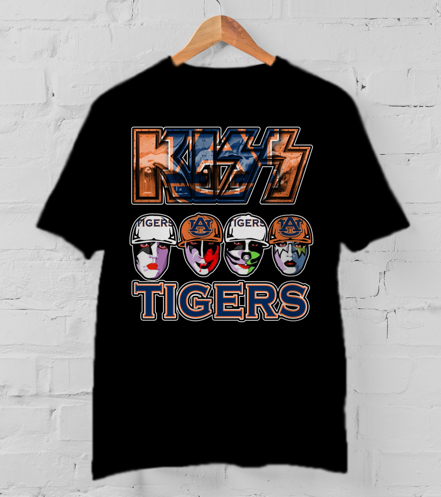 KISS Auburn Tigers Band Fan T-Shirt