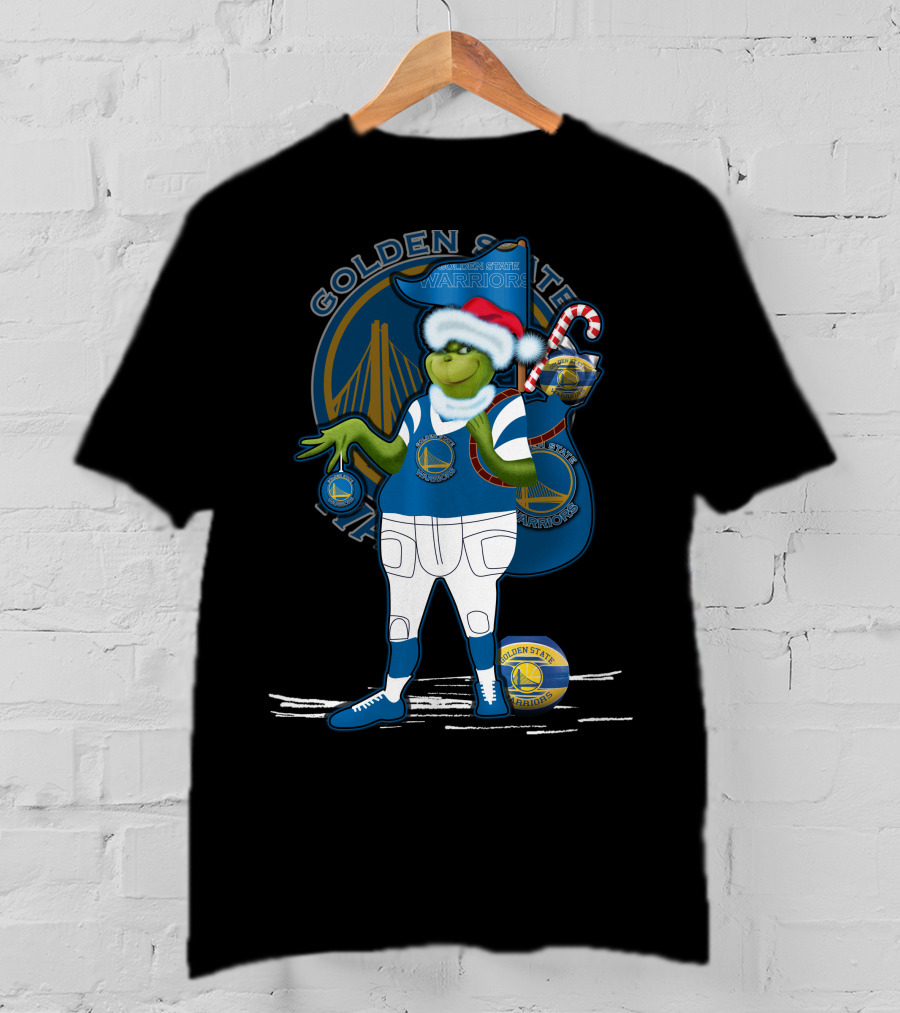 Golden State Warriors Grinch Christmas Special Edition T-Shirt