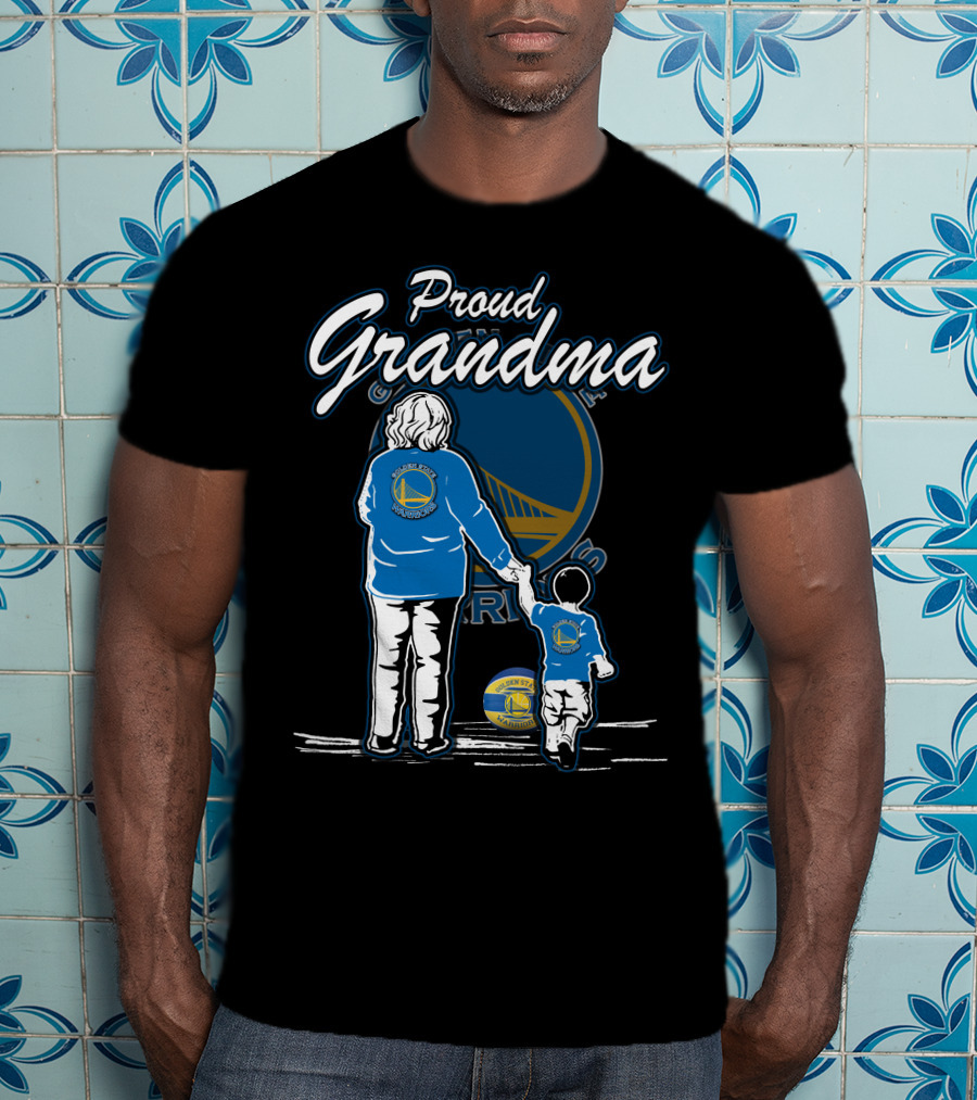 Proud Grandma Golden State Warriors Family Bond T-Shirt