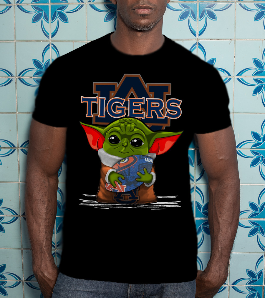 Yoda Auburn Tigers Football Fan T-Shirt