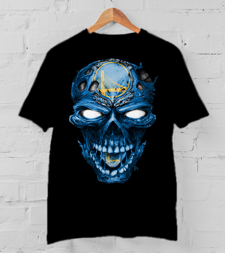 Skull Golden State Warriors NBA T-Shirt