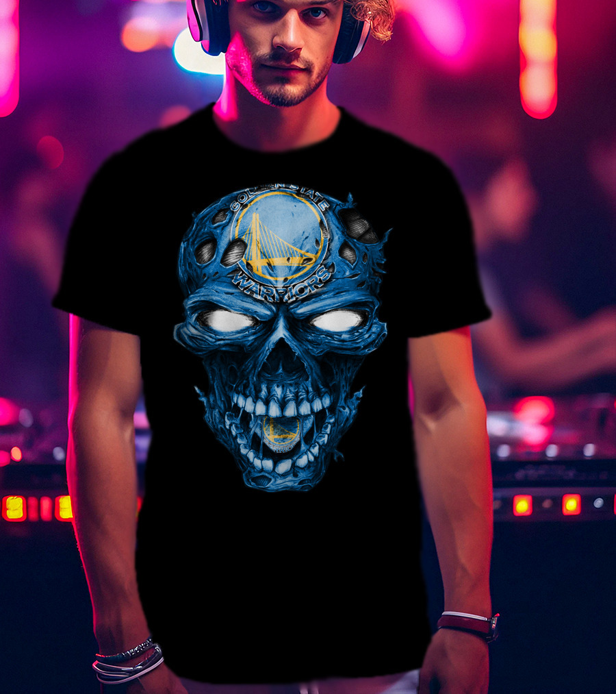 Skull Golden State Warriors NBA T-Shirt