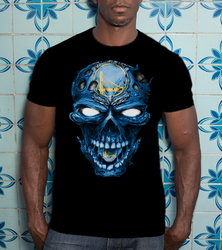 Skull Golden State Warriors NBA T-Shirt