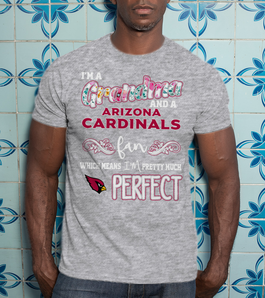 I'm A Grandma And A Arizona Cardinals Fan Which Means I'm Pretty Much Perfect T-Shirt