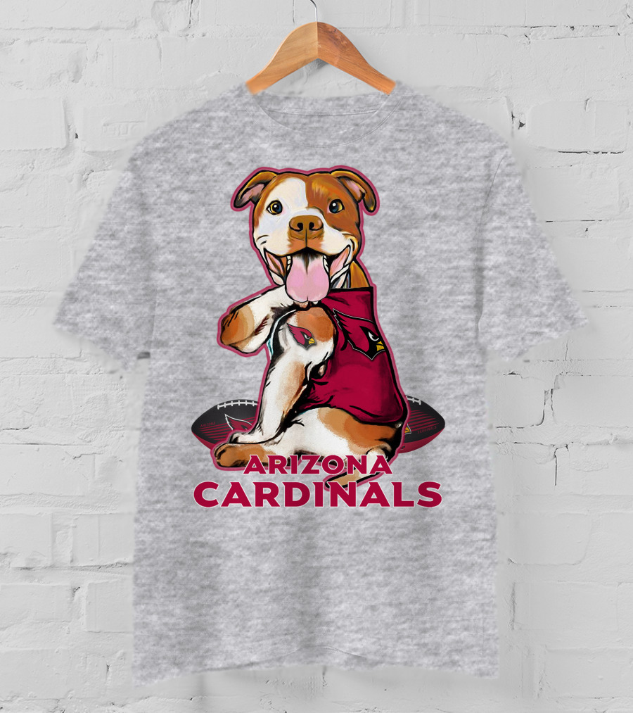 Arizona Cardinals Pitbull Football Fan T-Shirt