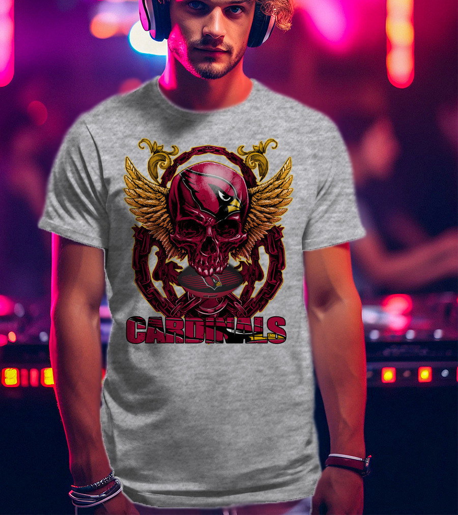 Cardinals Skullfb Arizona Cardinals T-Shirt