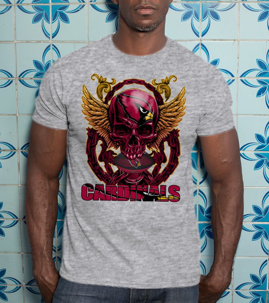 Cardinals Skullfb Arizona Cardinals T-Shirt