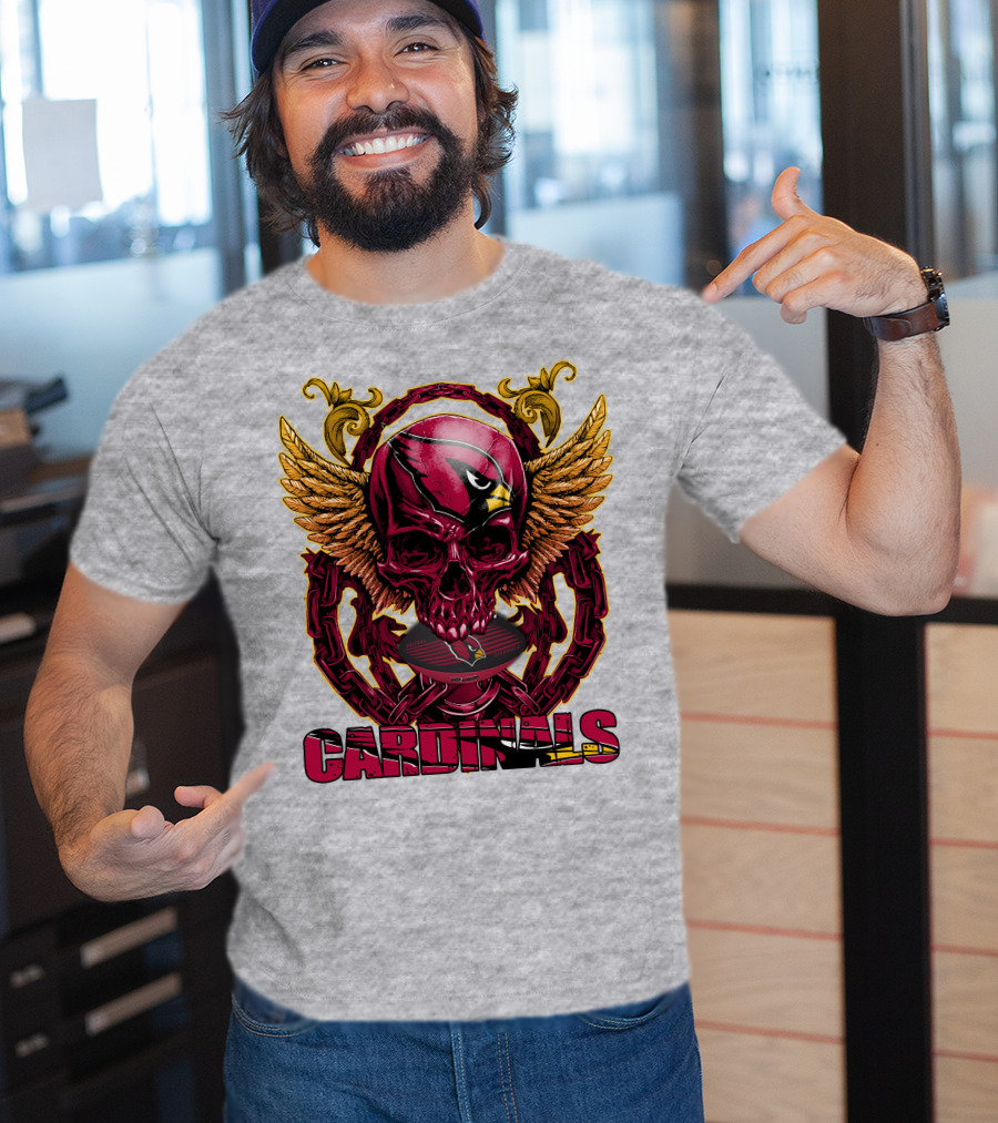 Cardinals Skullfb Arizona Cardinals T-Shirt