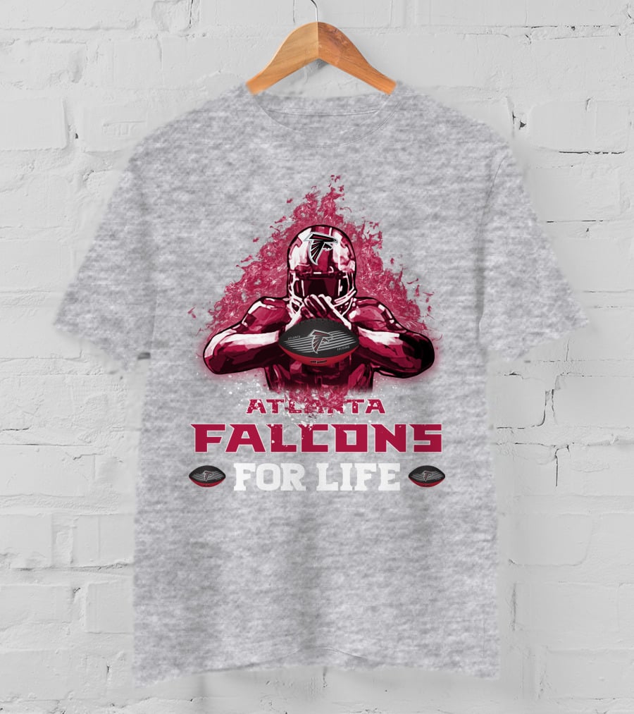 Atlanta Falcons For Life Football Player Armor T-Shirt