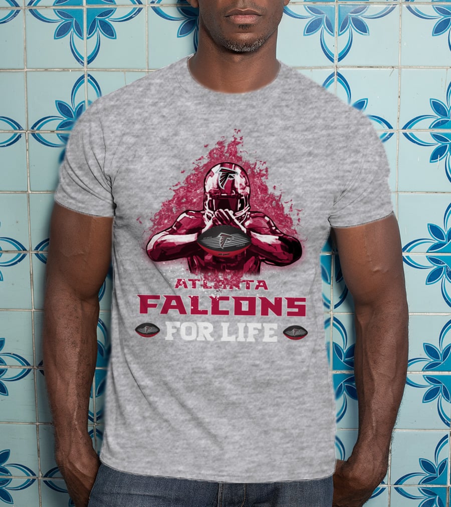 Atlanta Falcons For Life Football Player Armor T-Shirt