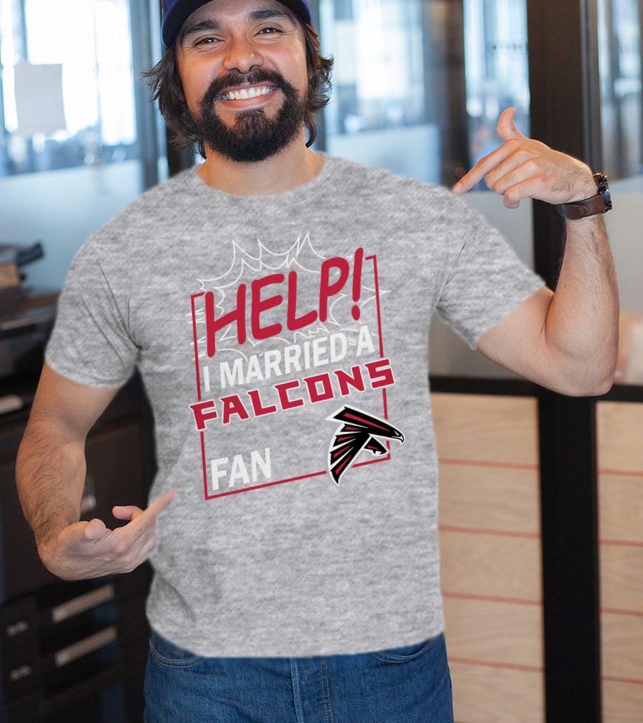 Help I Married A Falcons Fan T-Shirt