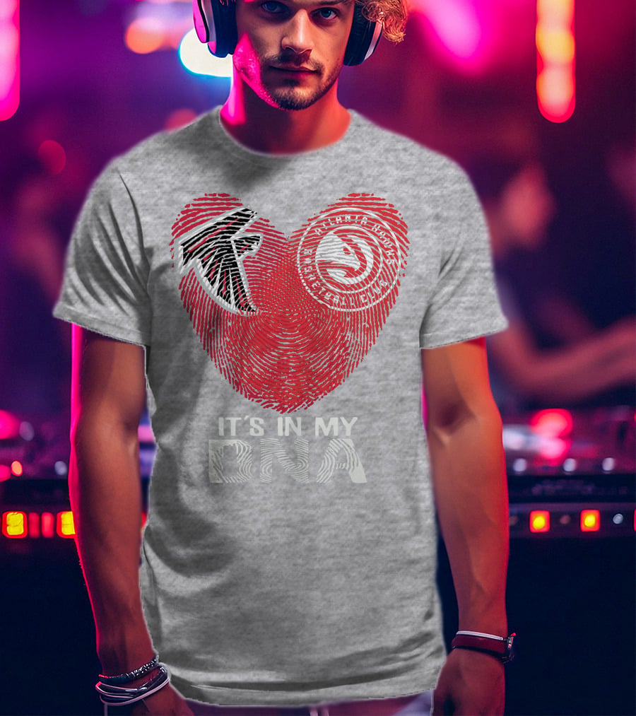 Atlanta Falcons It's In My Dna Heart T-Shirt