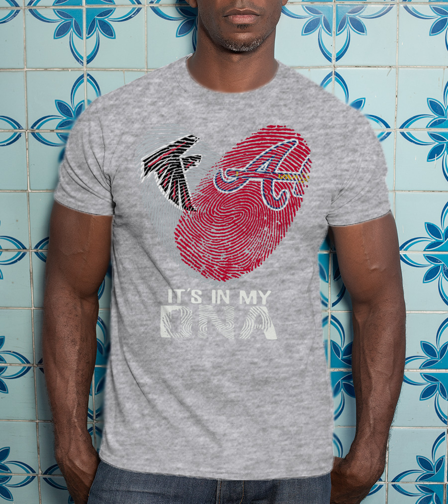 Atlanta Falcons Braves It's In My Dna T-Shirt