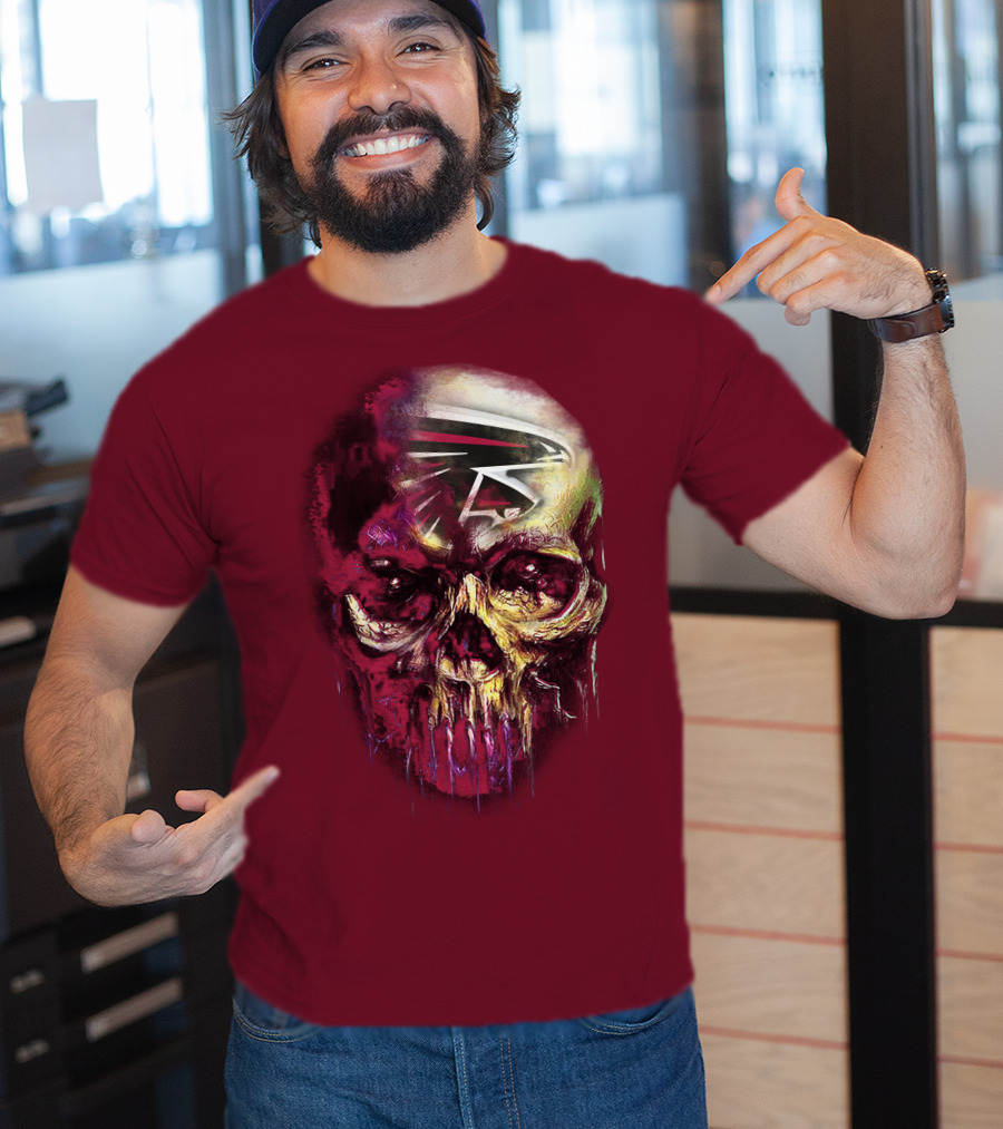 Atlanta Falcons Skull Art T-Shirt