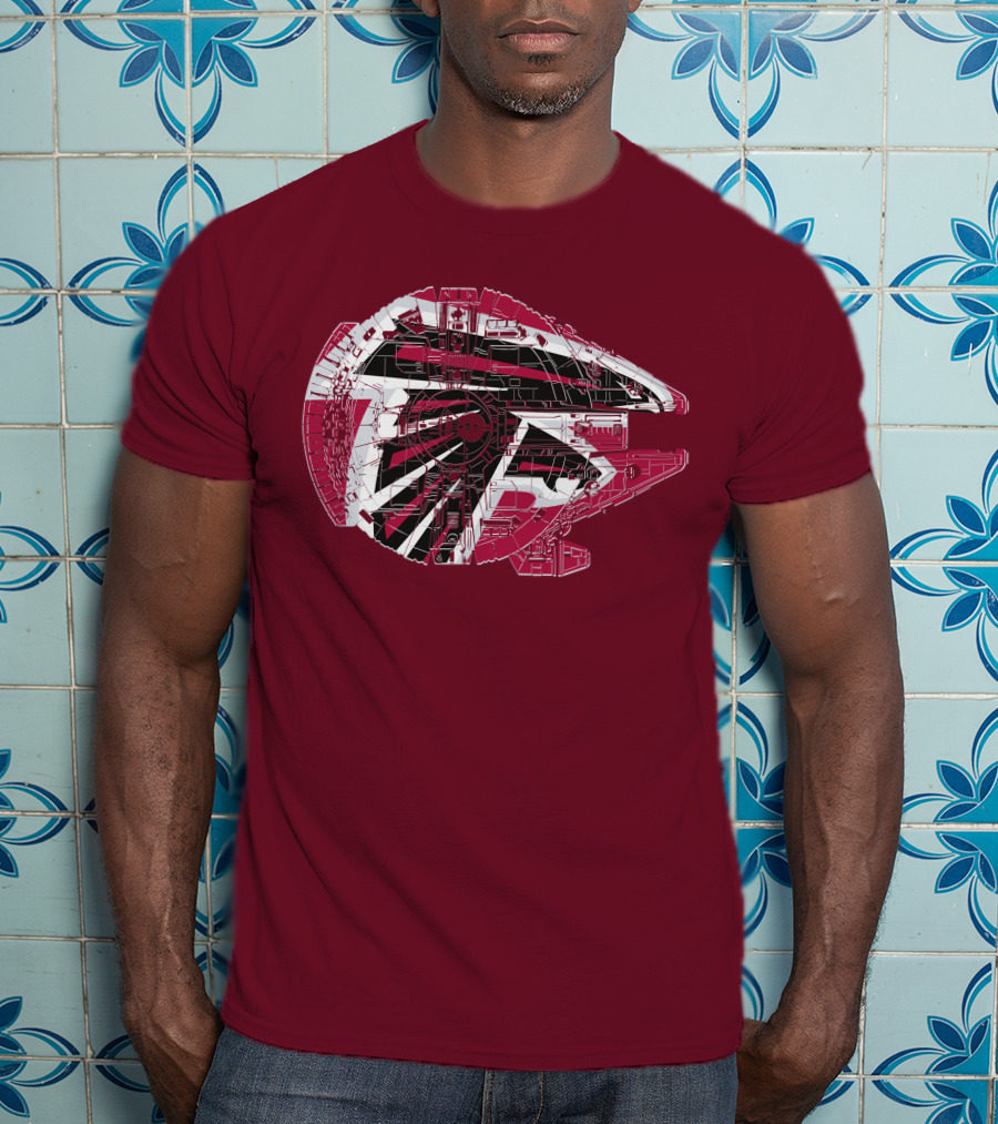 Atlanta Falcons Millennium Falcon 69 Spaceship T-Shirt