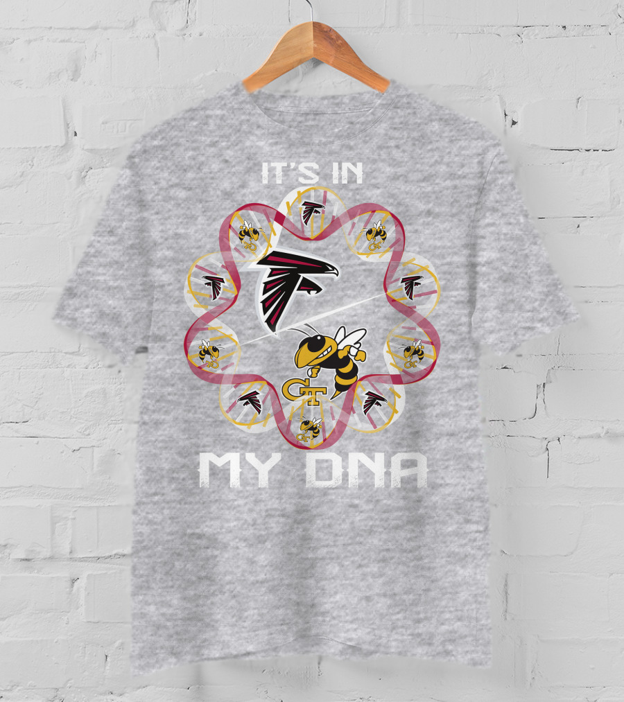 It's In My Dna Atlanta Falcons Georgia Tech T-Shirt