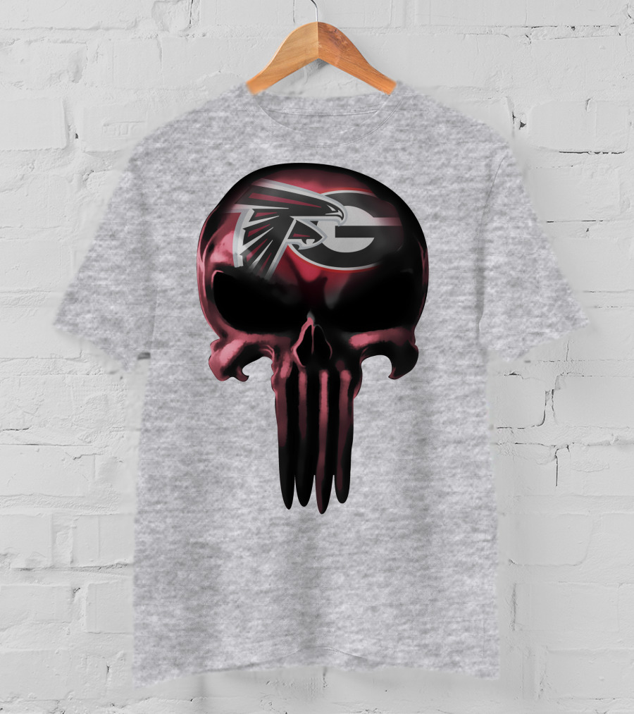 Atlanta Falcons G Logo Skull T-Shirt
