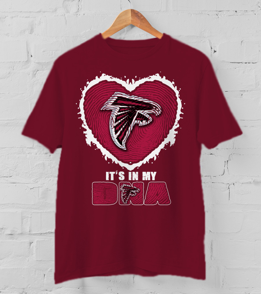 Atlanta Falcons Heart It's In My Dna T-Shirt