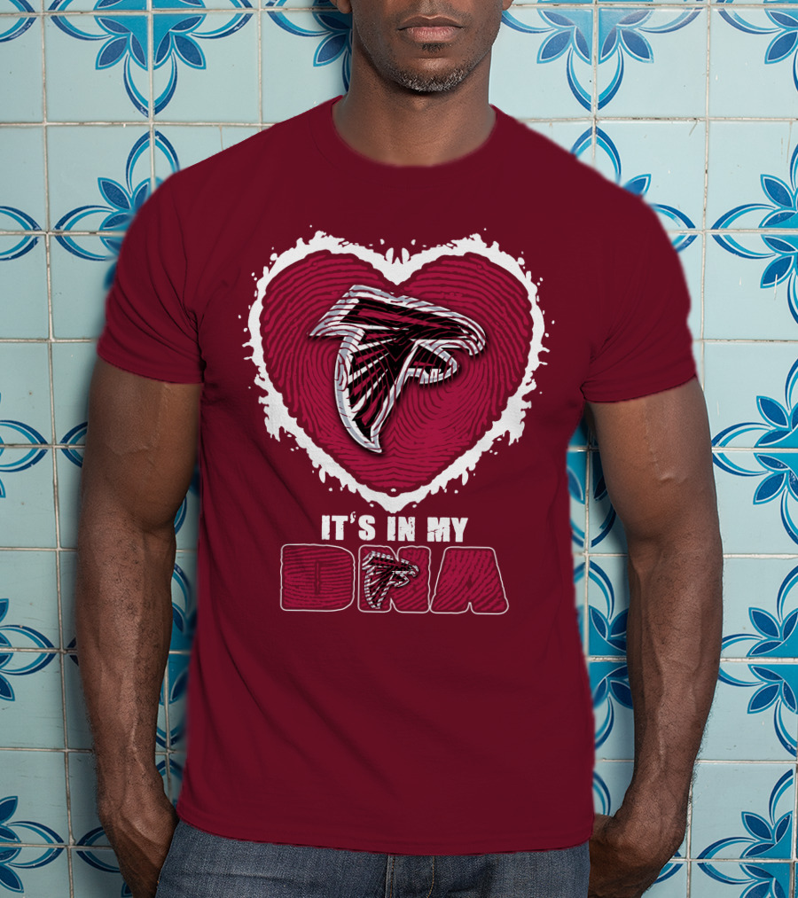 Atlanta Falcons Heart It's In My Dna T-Shirt