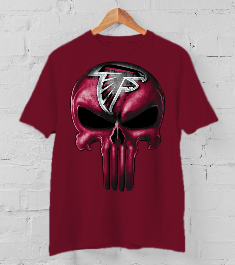Atlanta Falcons Skull T-Shirt