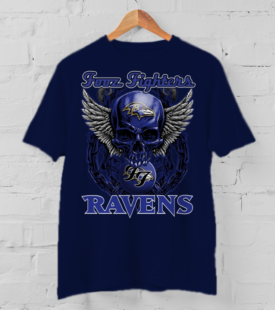 Foo Fighters Ravens Baltimore F7 T-Shirt