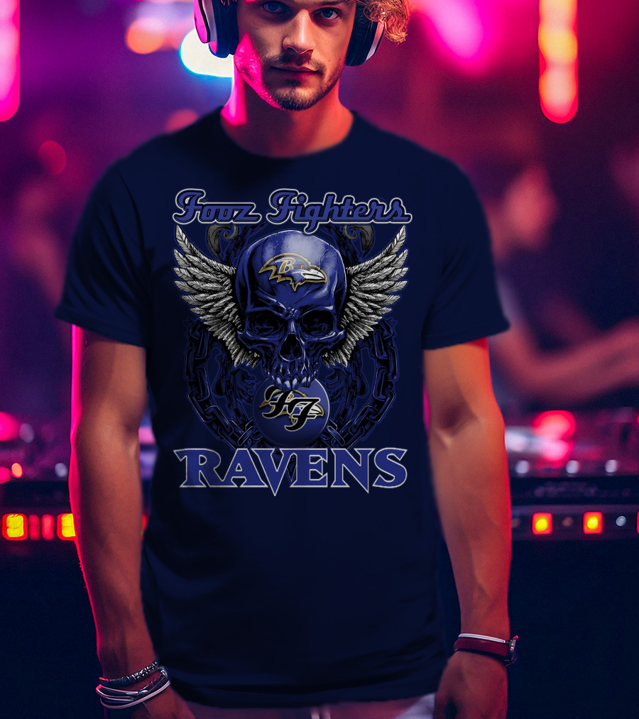 Foo Fighters Ravens Baltimore F7 T-Shirt