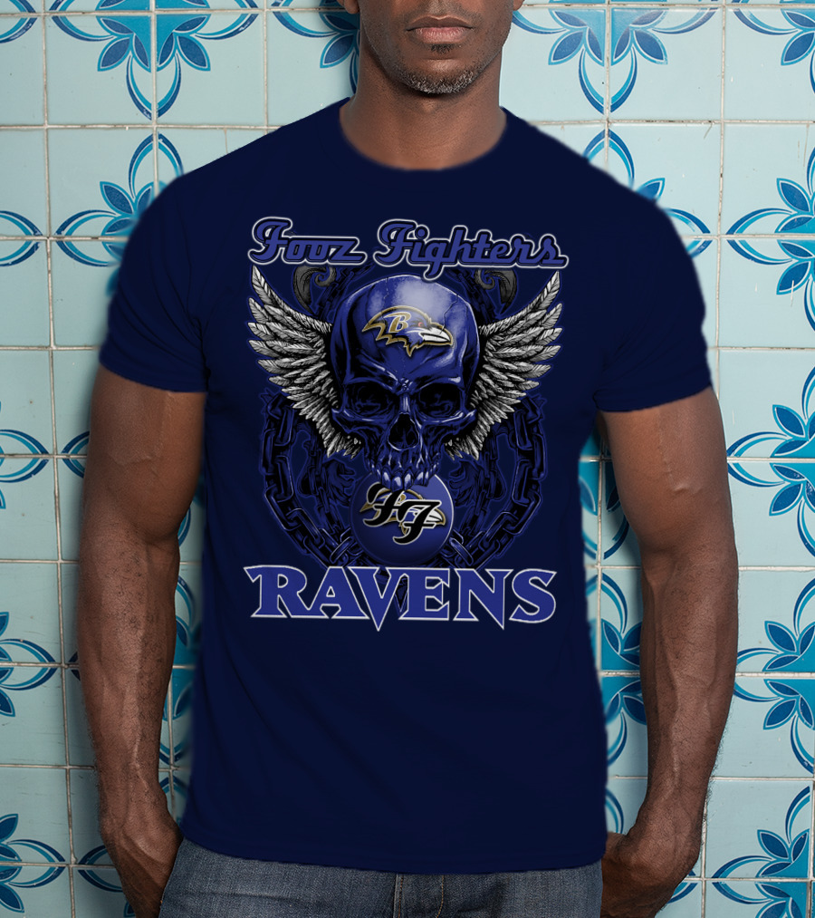 Foo Fighters Ravens Baltimore F7 T-Shirt