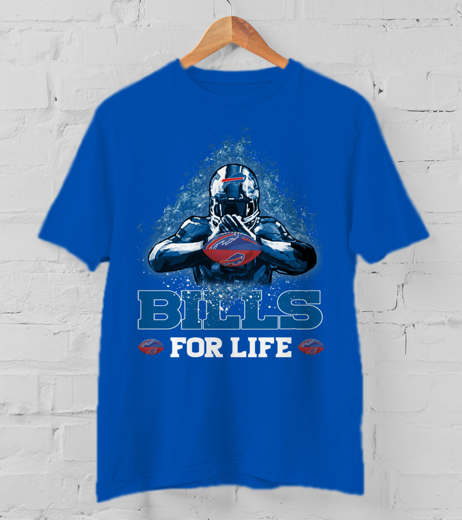 Bills For Life Buffalo Bills Fan Spirit T-Shirt