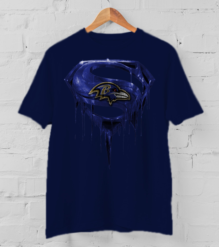 Superman Baltimore Ravens T-Shirt