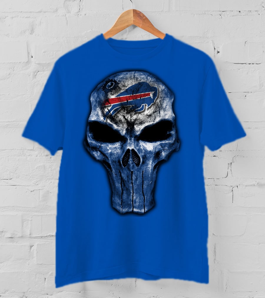 Buffalo Bills Skull Icon T-Shirt