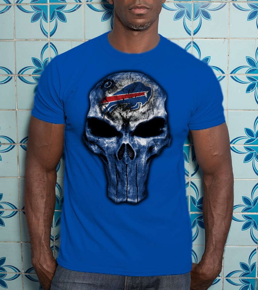 Buffalo Bills Skull Icon T-Shirt