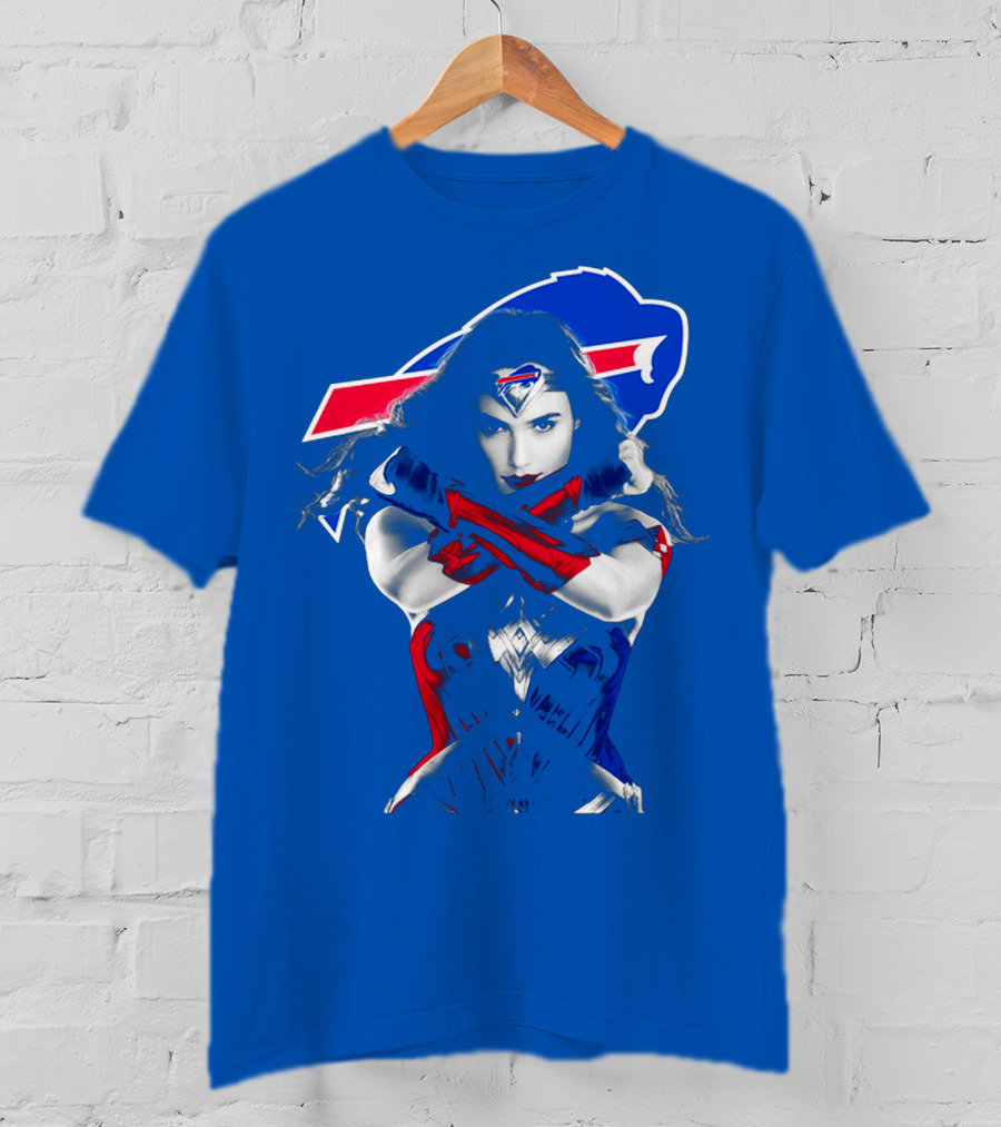 Buffalo Bills Wonder Woman Crossover T-Shirt