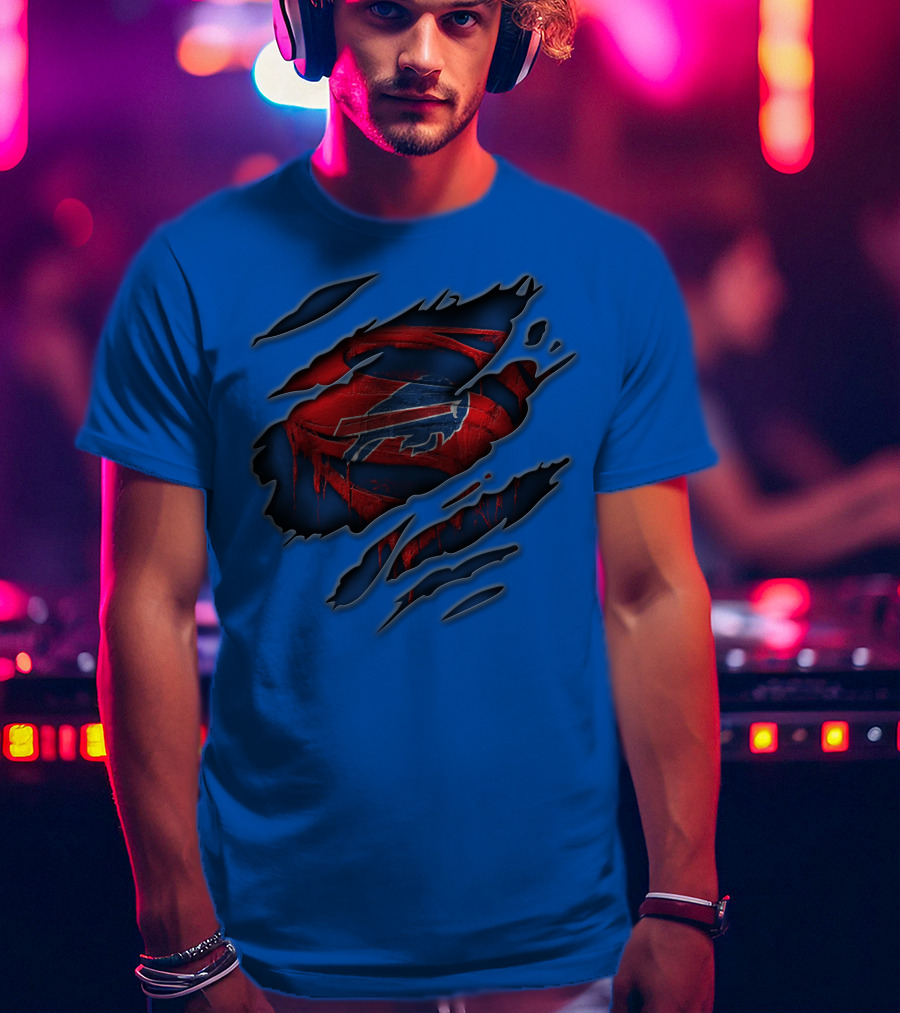 Buffalo Bills Logo Claw Design 81 T-Shirt