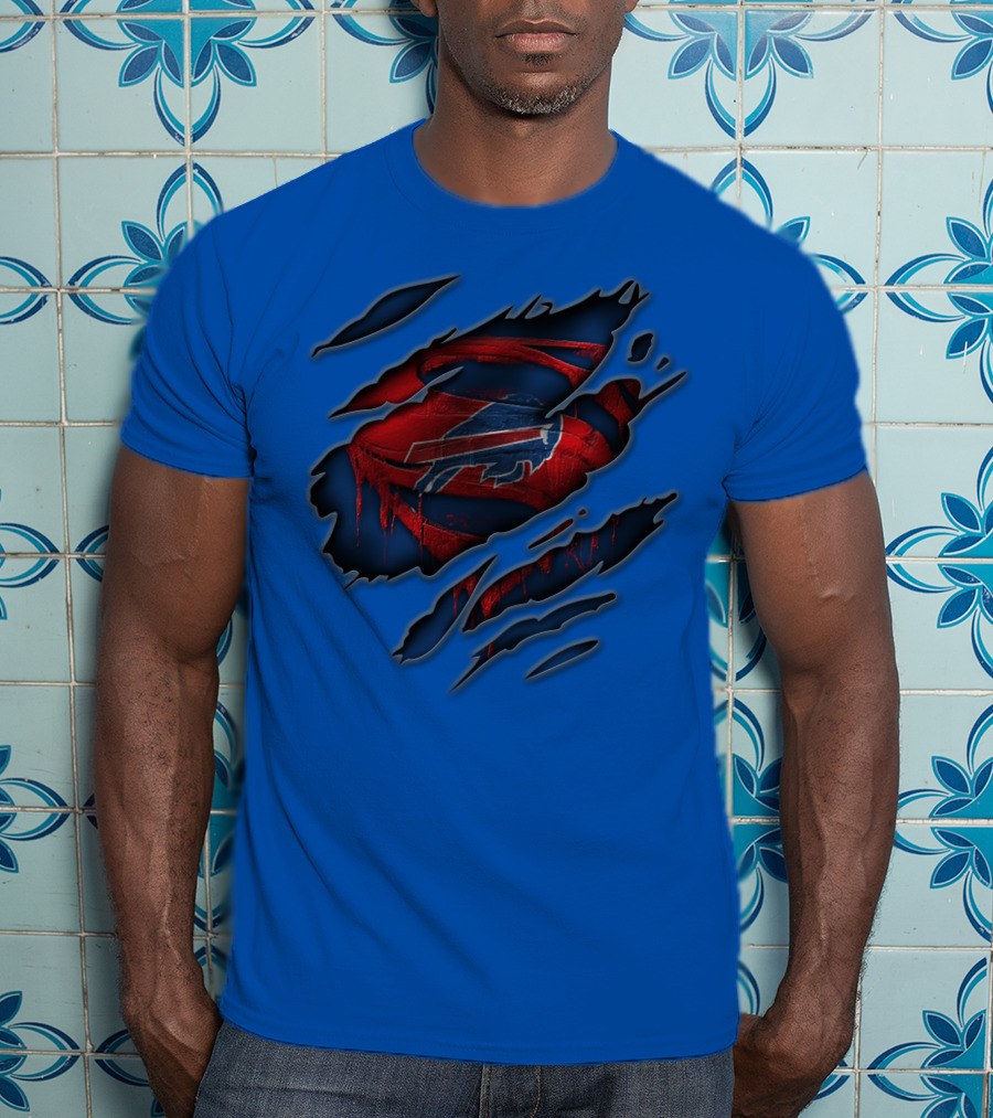 Buffalo Bills Logo Claw Design 81 T-Shirt