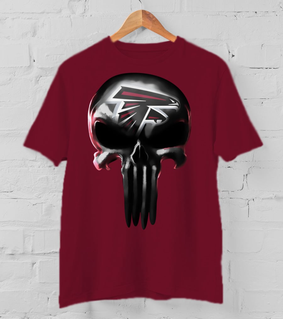 Atlanta Falcons Skull Logo T-Shirt