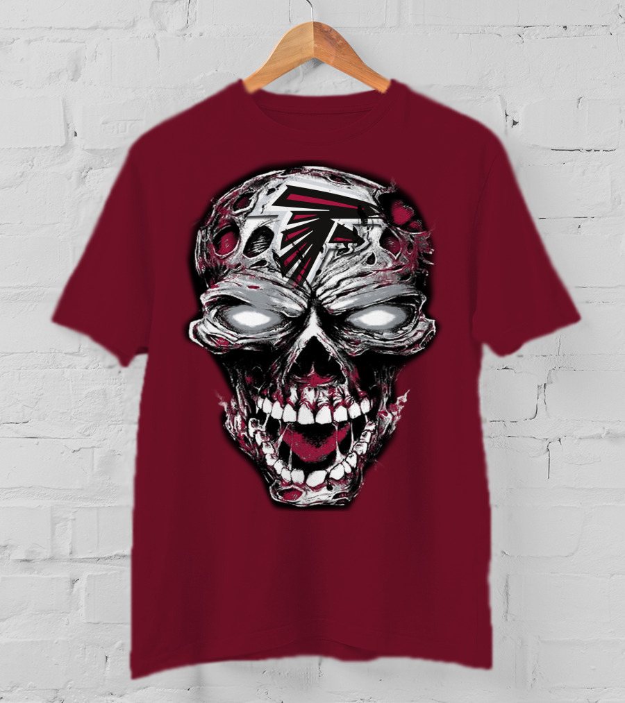 Atlanta Falcons Skull T-Shirt