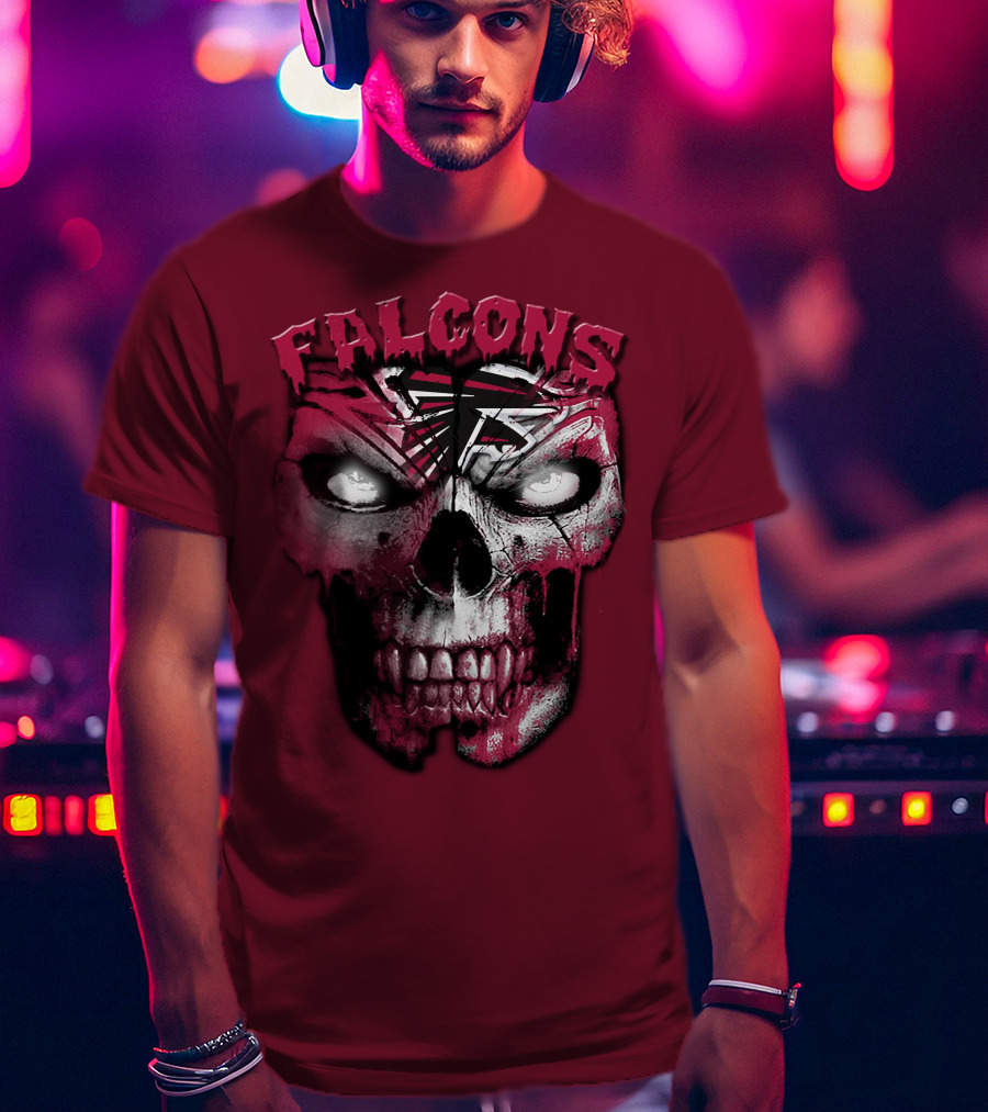 Falcons Skull Logo 64 T-Shirt