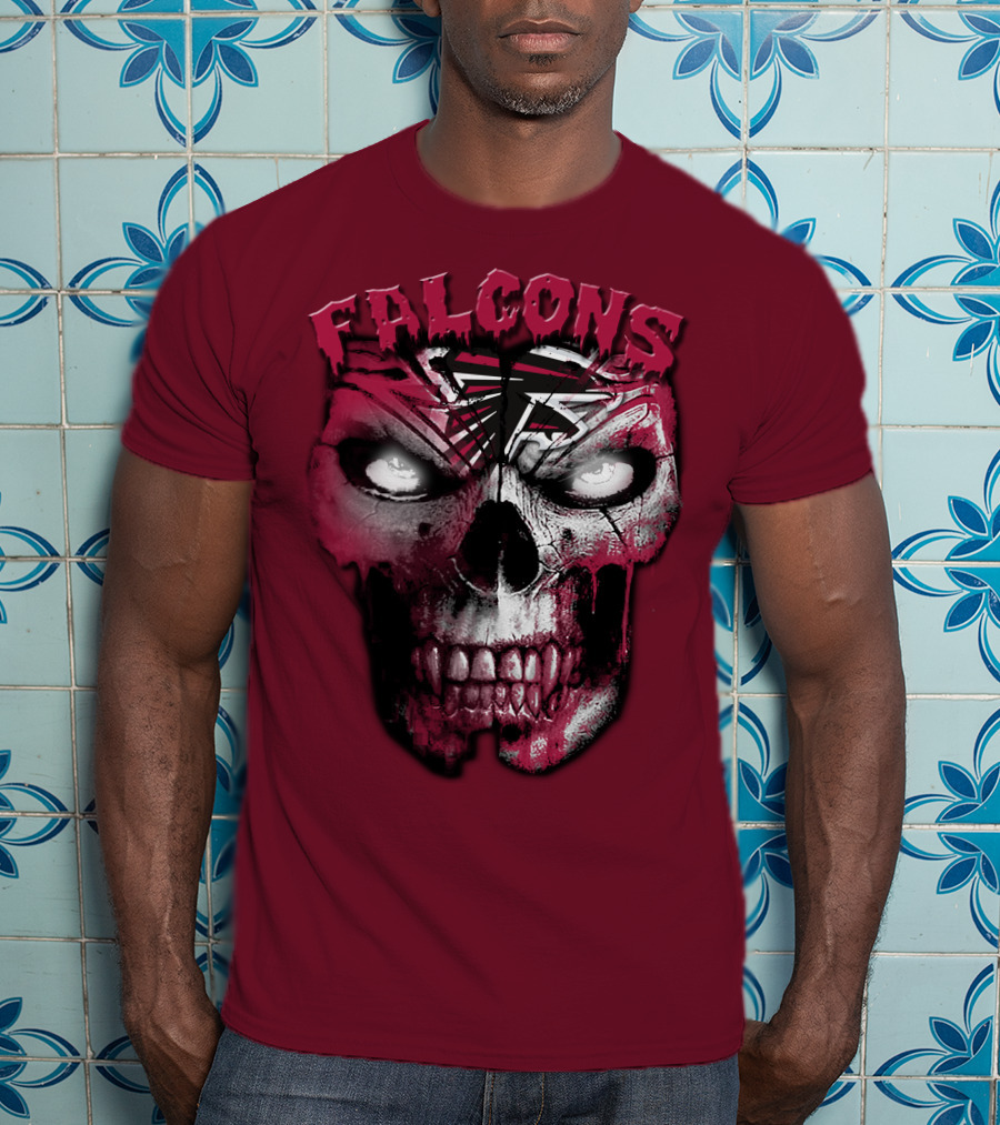 Falcons Skull Logo 64 T-Shirt