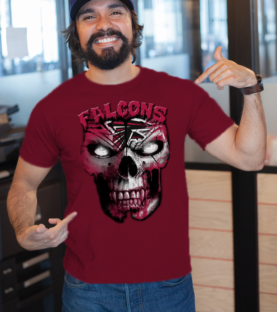 Falcons Skull Logo 64 T-Shirt