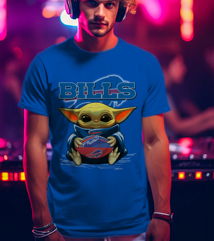 Buffalo Bills Yoda Football T-Shirt