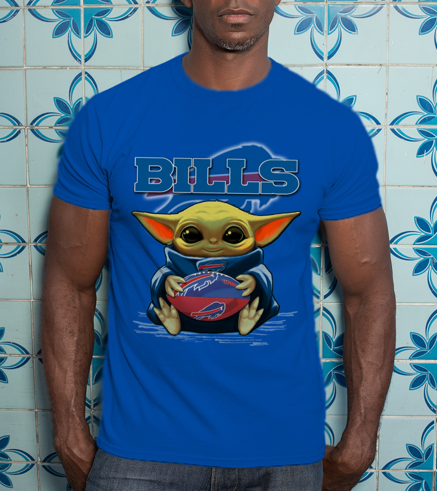 Buffalo Bills Yoda Football T-Shirt