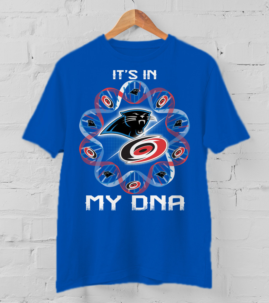 Carolina Panthers And Hurricanes It's In My Dna T-Shirt