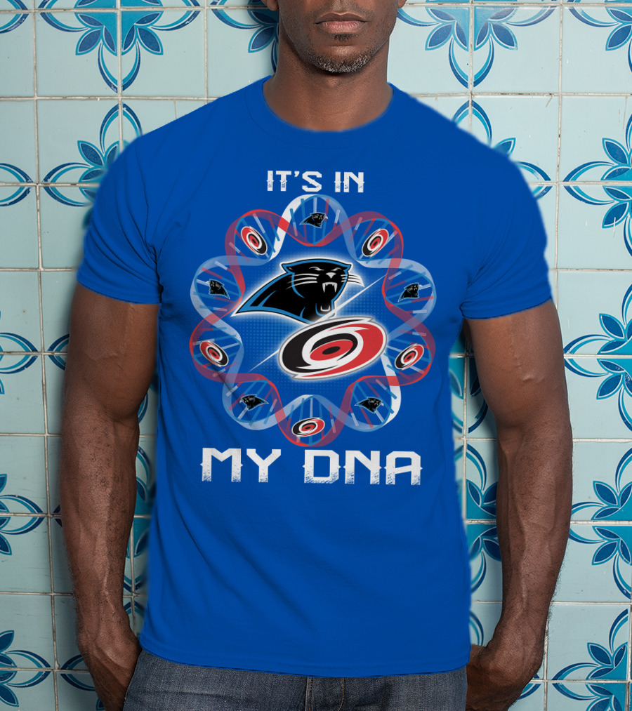 Carolina Panthers And Hurricanes It's In My Dna T-Shirt