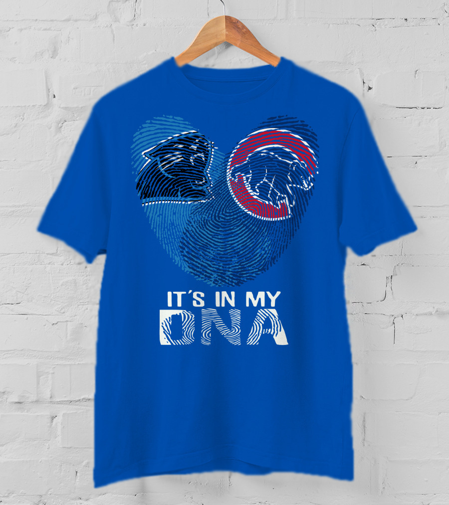 Carolina Panthers Buffalo Bills It's In My Dna T-Shirt
