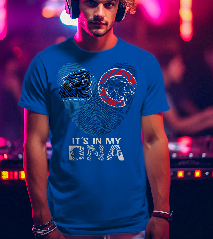Carolina Panthers Buffalo Bills It's In My Dna T-Shirt
