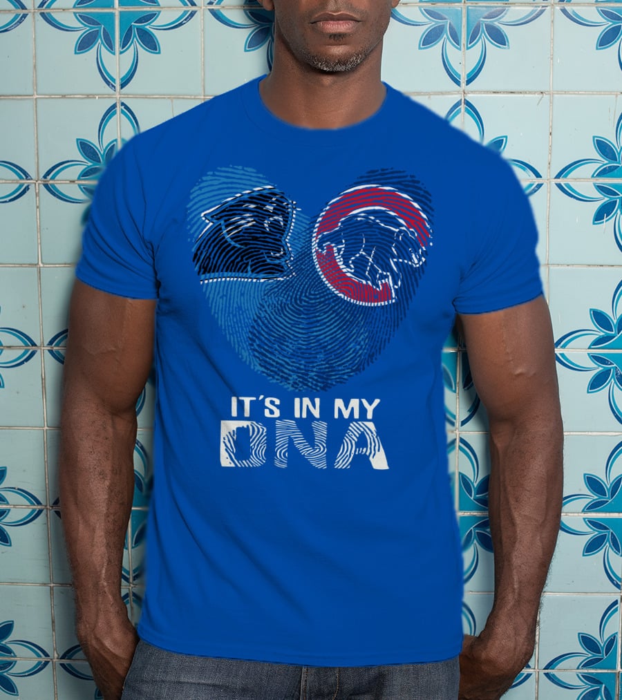 Carolina Panthers Buffalo Bills It's In My Dna T-Shirt