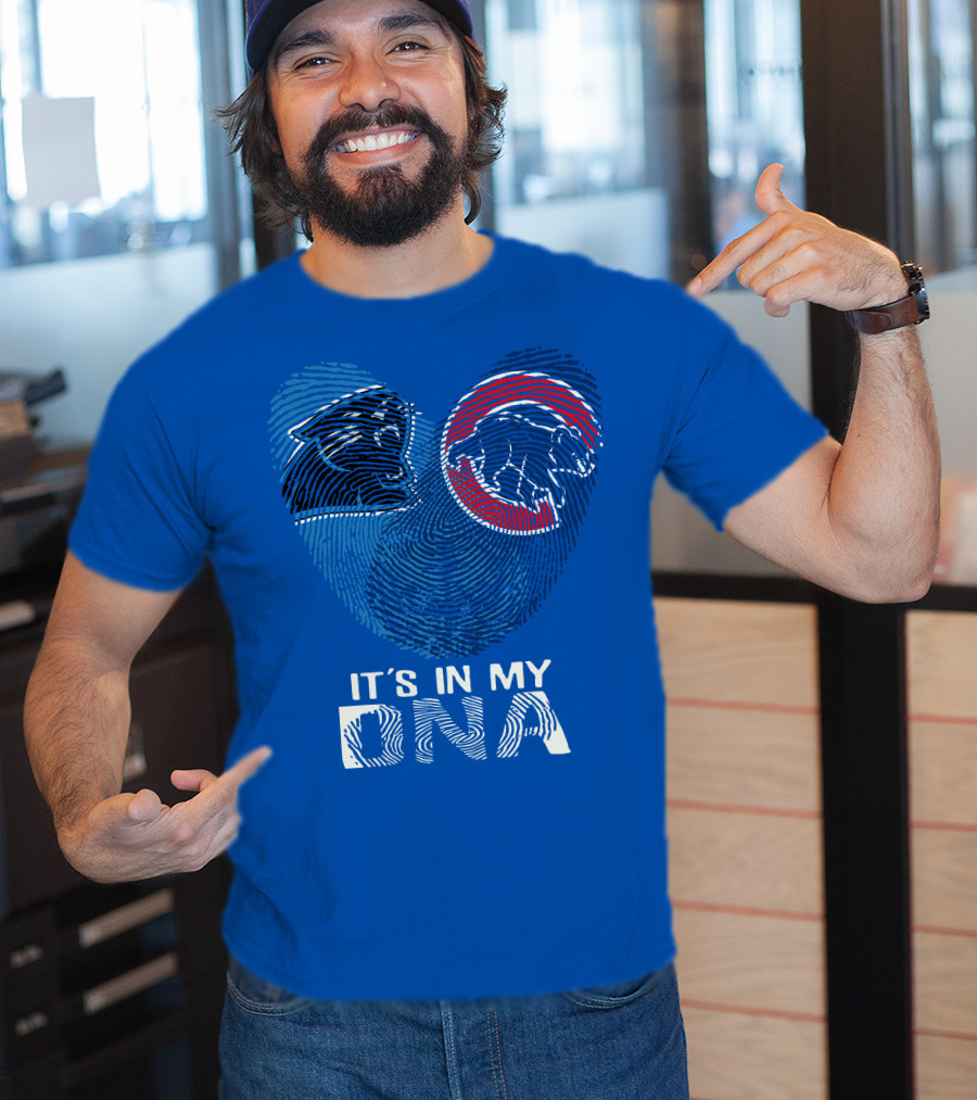 Carolina Panthers Buffalo Bills It's In My Dna T-Shirt