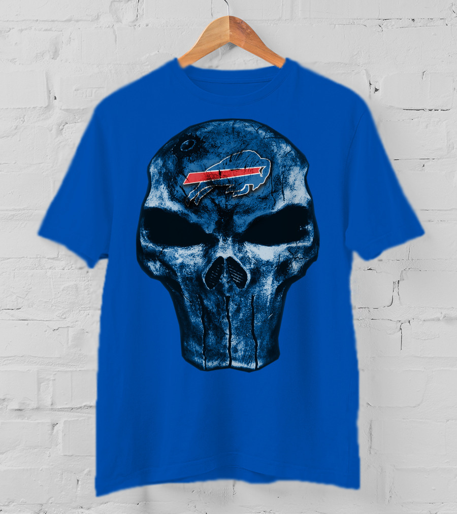 Buffalo Bills Skull Fan T-Shirt